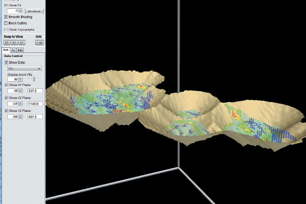 Peta 3D untuk Mining