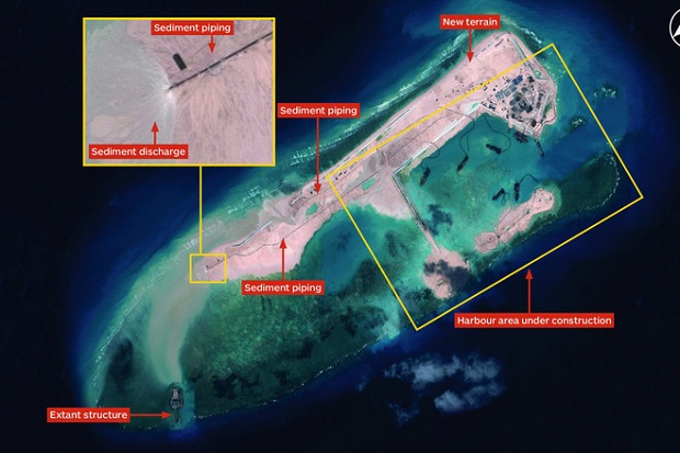 China Beberkan Strategi Hadapi AS di Laut China Selatan