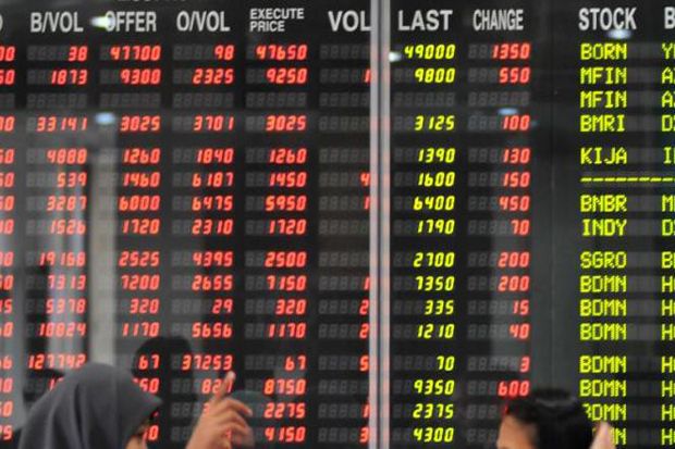 IHSG Sesi I Ditutup Rontok 42,59 Poin