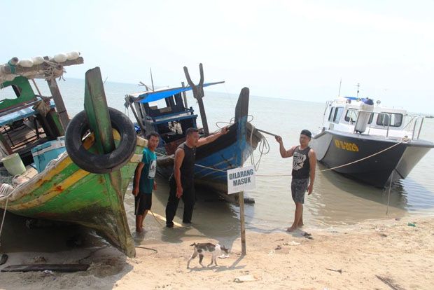 Polisi Tangkap 3 Kapal Pukat Harimau