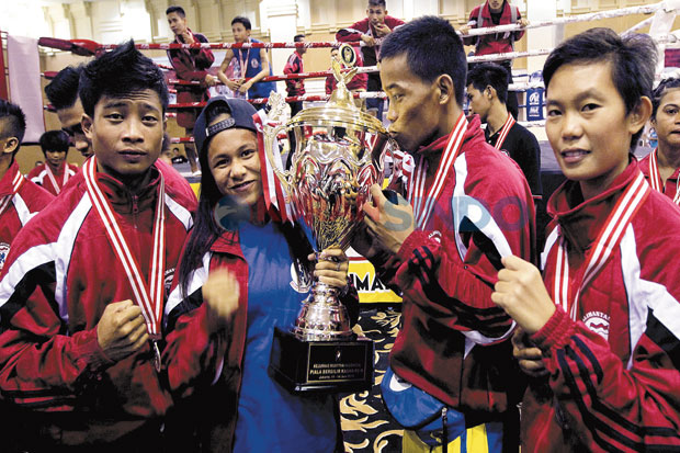 Kalimantan Timur Juara Umum Kejurnas Muay Thai