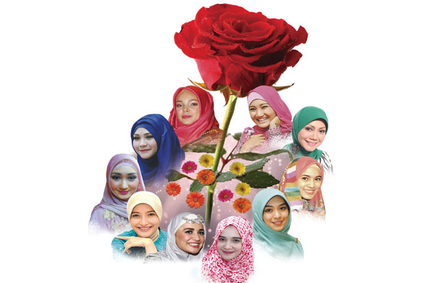 10 Gaya Hijab Artis Terfavorit