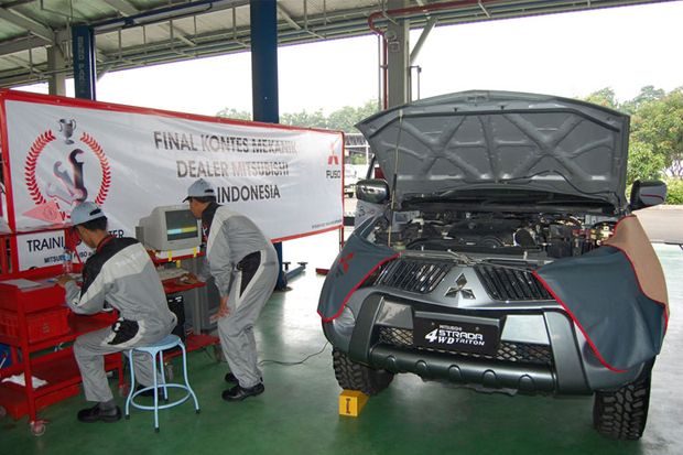 KTB Gelar Kontes Mekanik Mitsubishi Fuso