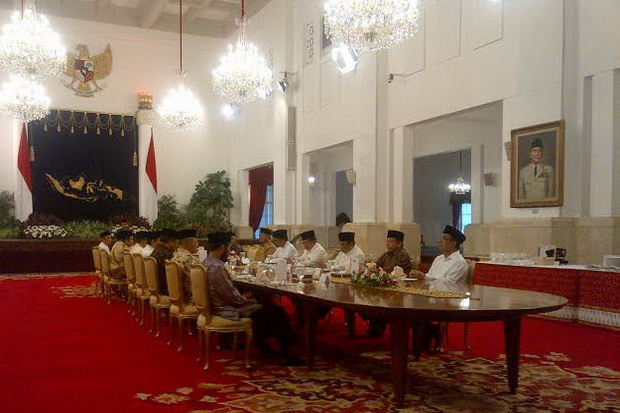 Jokowi Buka Bersama dengan Pemimpin Lembaga Negara