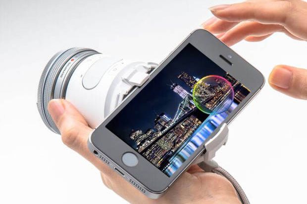 Olympus Air A01 Lensa Tambahan untuk Smartphone