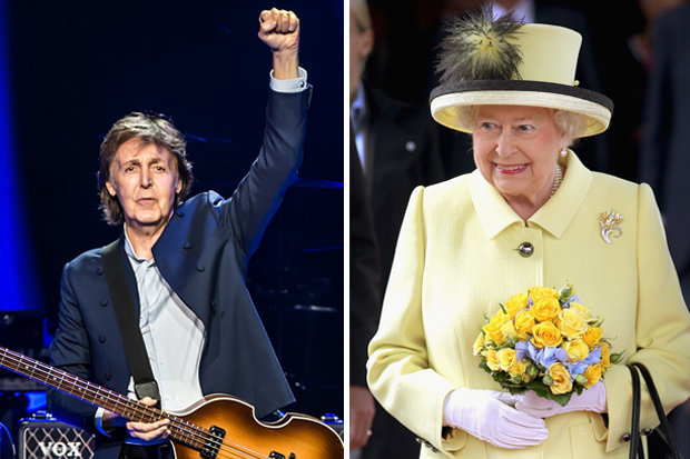 Paul McCartney Naksir Ratu Inggris