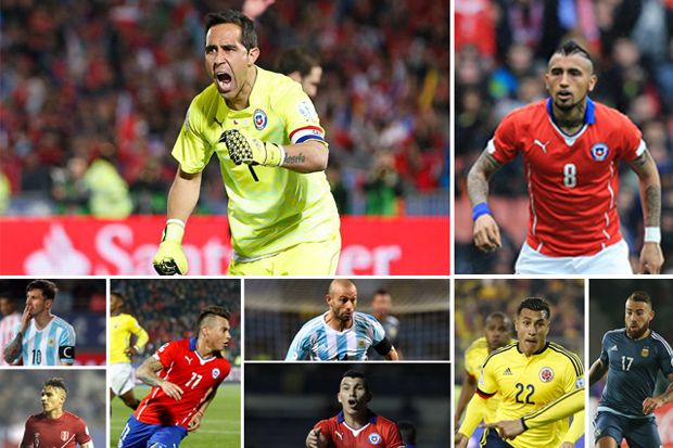 11 Pemain Terbaik Sepanjang Copa America 2015