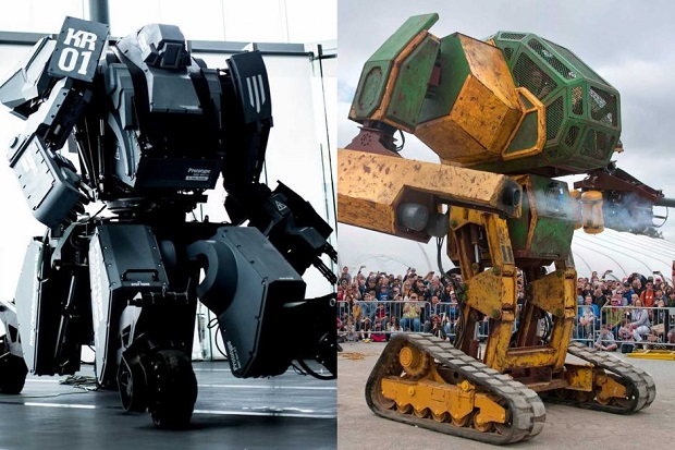 Robot AS Tantang Duel Robot Jepang