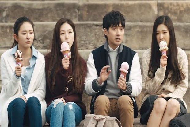 Serunya EXO dan Red Velvet Bintangi Iklan Ice Cream