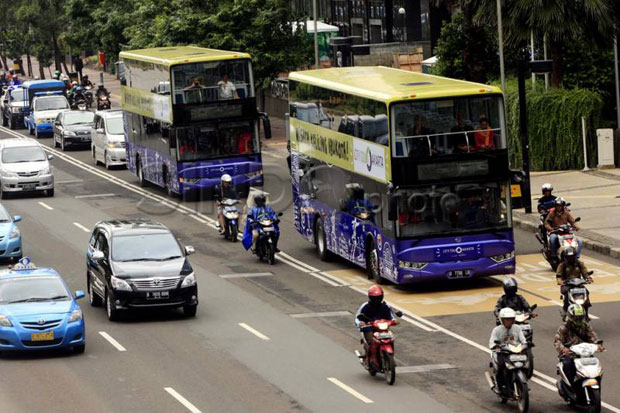 Bus Tingkat Wisata Jadi Favorit Warga Jakarta Kala Lebaran