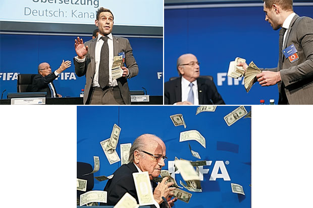 Komedian Inggris Permalukan Sepp Blatter