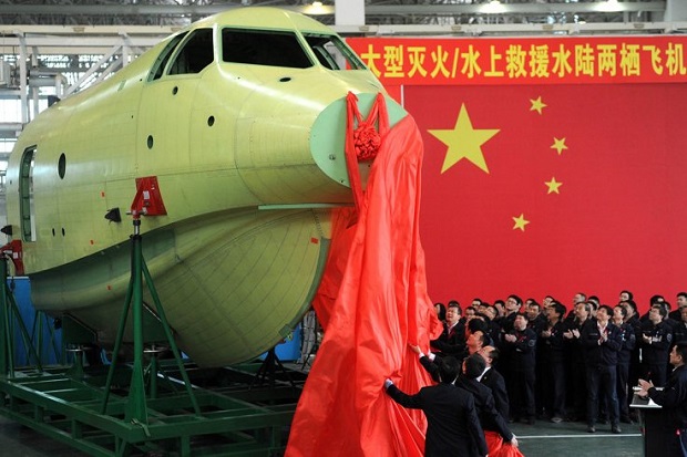 China Bangun Pesawat Amfibi Terbesar di Dunia