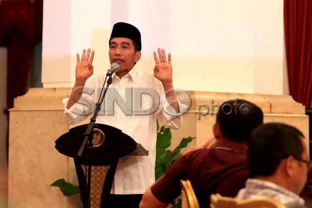 Jokowi-Iriana Gelar Halal Bihalal di Istana Negara