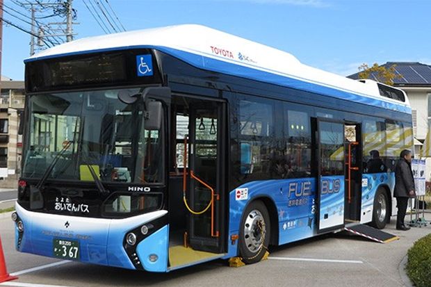 Bus Hidrogen Hasil Pengembangan Toyota dan Hino