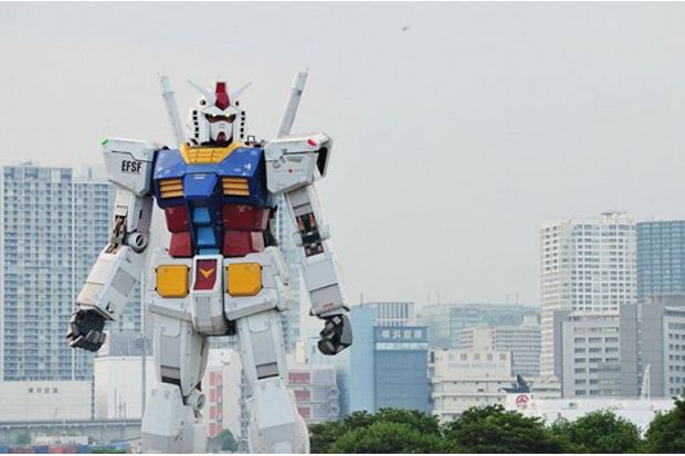 Ada Robot Gundam Raksasa di Tokyo