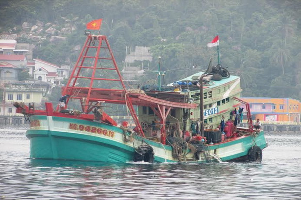 Curi Ikan, Empat Kapal Nelayan Vietnam Ditangkap