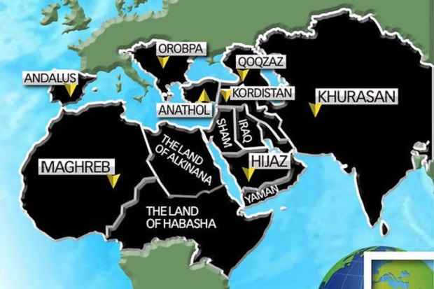 Beredar Peta Baru ISIS Hendak Kuasai Dunia 2020