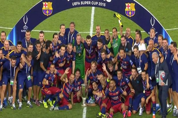 Hasil dan Fakta Piala Super Eropa: Barcelona vs Sevilla