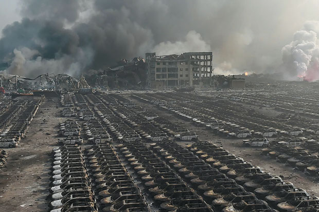 Ledakan Dahsyat di China, Puluhan Tewas