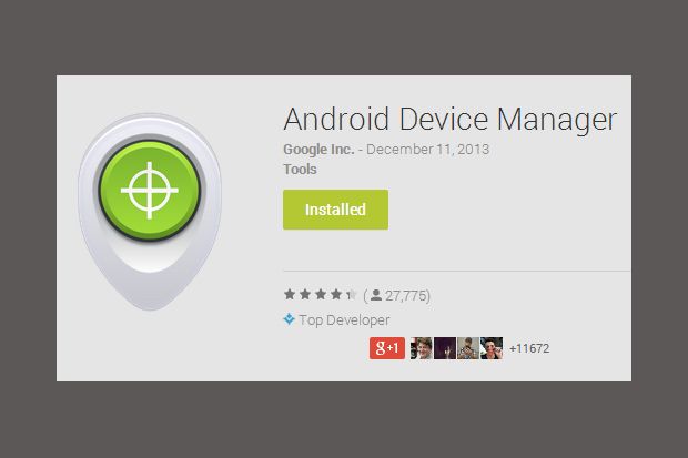 Android Device Manager Bisa Mencari Telepon yang Hilang