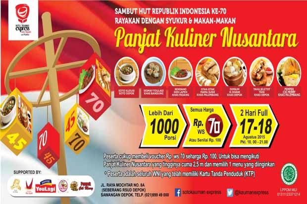Soto Kauman Express Gelar Panjat Kuliner Nusantara