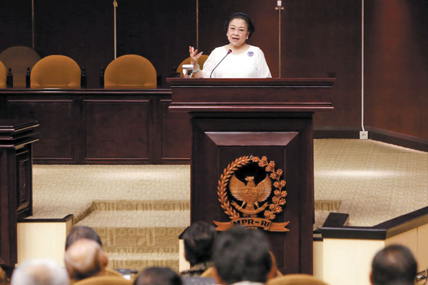 Megawati Soroti Eksistensi KPK