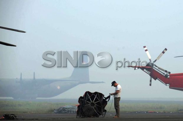 Kabut Asap Mulai Ganggu Penerbangan di Palembang