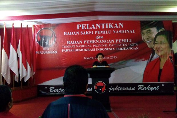 Megawati Lantik Badan Pemenangan Pemilu PDIP