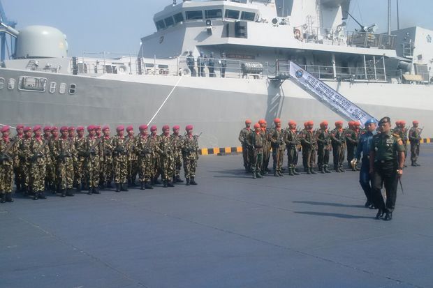 107 Prajurit TNI Berlayar ke Lebanon