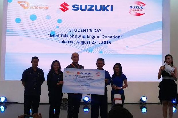 Suzuki Gelar Mini Talkshow dan Donasi Mesin Ertiga