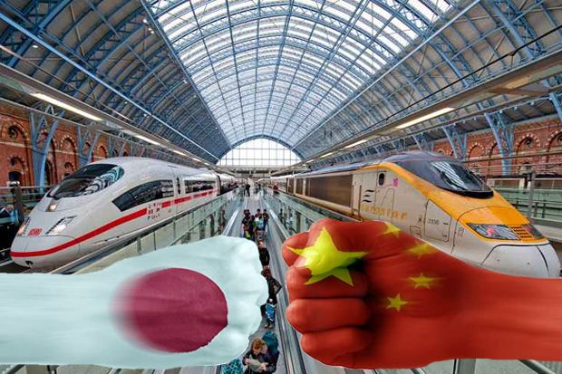 Kereta Cepat Jepang versus China