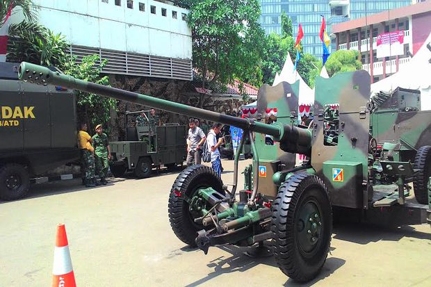 14 Alutsista TNI AD Dipamerkan di UBK