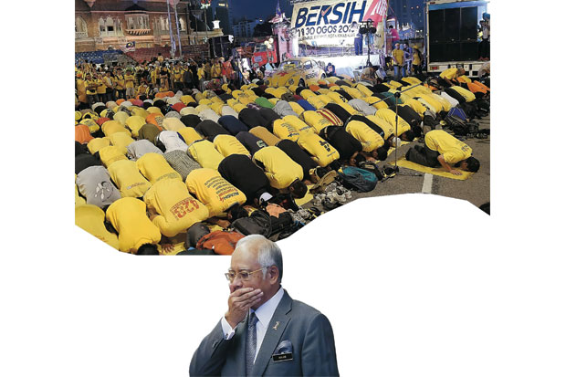 Pendukung Najib Ancam Demo Tandingan