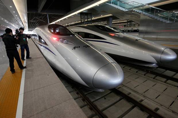 Kereta Cepat versi China Lintasi Tiga Stasiun di Jakarta