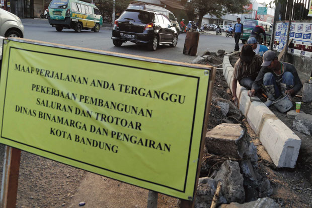 APBD Kota Bandung Baru Terpakai 40%