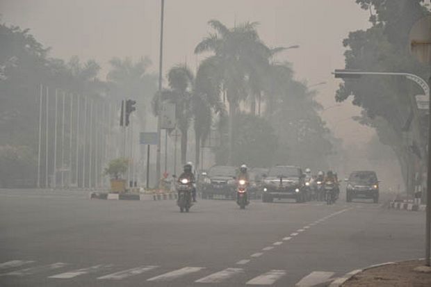 Kabut Asap Makin Parah, Warga Riau Mulai Mengungsi