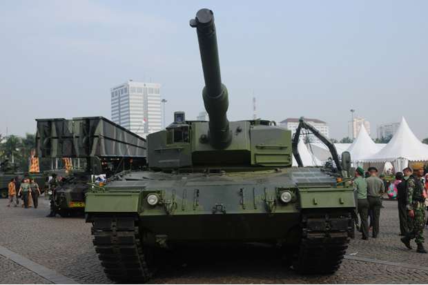 21 Tank Leopard Perkuat TNI AD