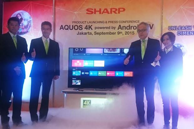 Sharp Gebrak Pasar Indonesia Lewat TV Beresolusi 4K