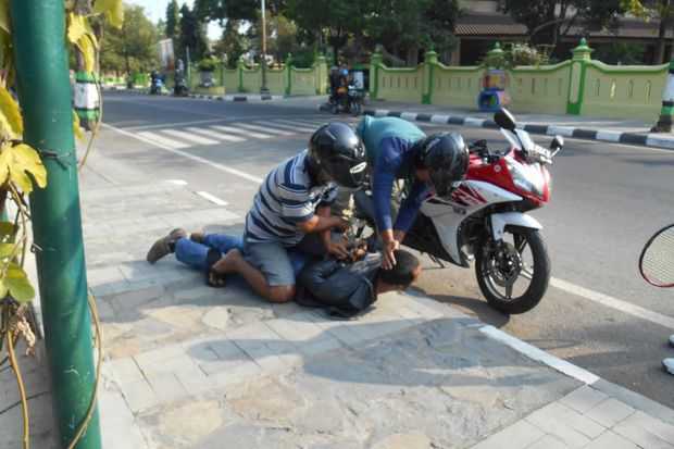 Polisi Bekuk Terduga Pemerkosa di Alun-alun Wates