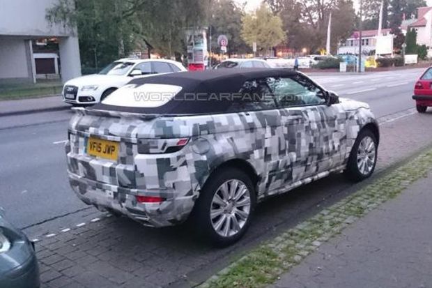 Spyshot Range Rover Evoque Cabrio Saat Pengujian