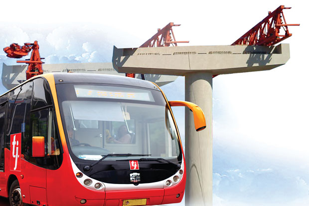 Pembangunan Busway Layang Dikebut