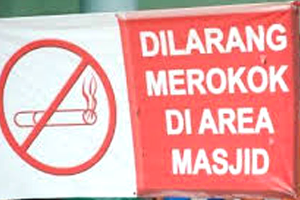 Merokok di Masjid Disanksi