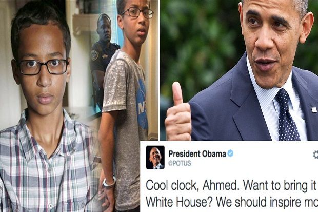 Diundang ke Gedung Putih, Obama: Jam Buatan Ahmed Cool