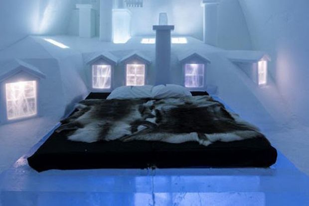 Hotel Unik Terbentuk dari Bongkahan Es