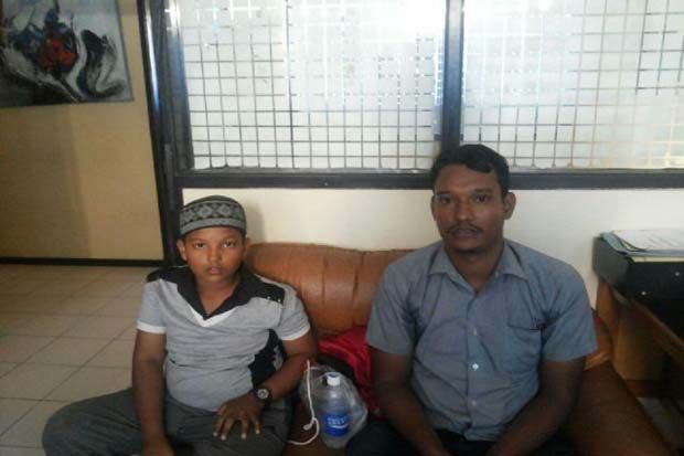 Bapak dan Anak asal Myanmar Terdampar di Polresta Denpasar
