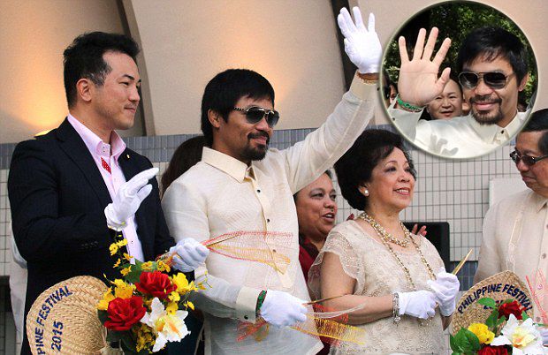 Plesiran ke Jepang, Pacquiao Galang Dukungan Politik?