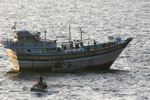 Koalisi Teluk Klaim Cegat Kapal Iran Pembawa Senjata ke Yaman