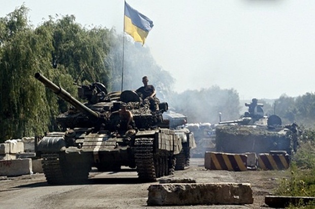 Tentara Ukraina dan Separatis Pro Rusia Mundur Teratur