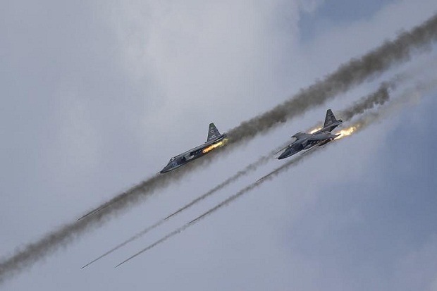 Serangan Rusia Hancurkan Gudang Senjata ISIS