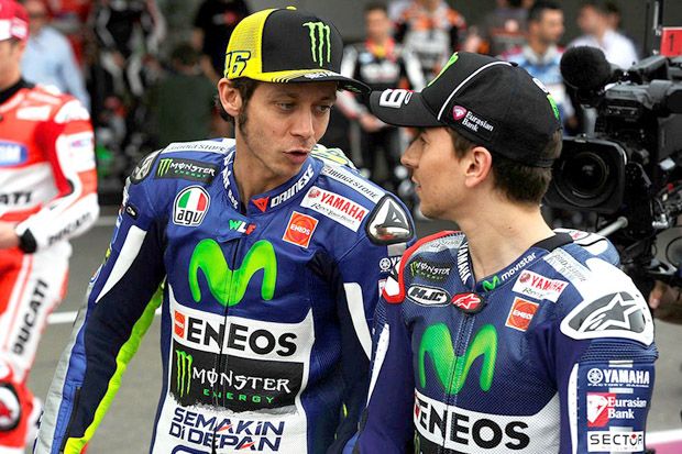 Ingin Perang Terbuka, Rossi Setuju dengan Harapan Lorenzo